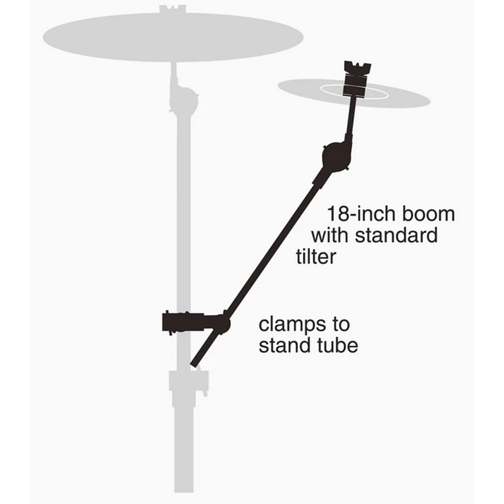 Gibraltar SC-CLBAC 18" Cymbal Arm with Rotating Grabber Clamp
