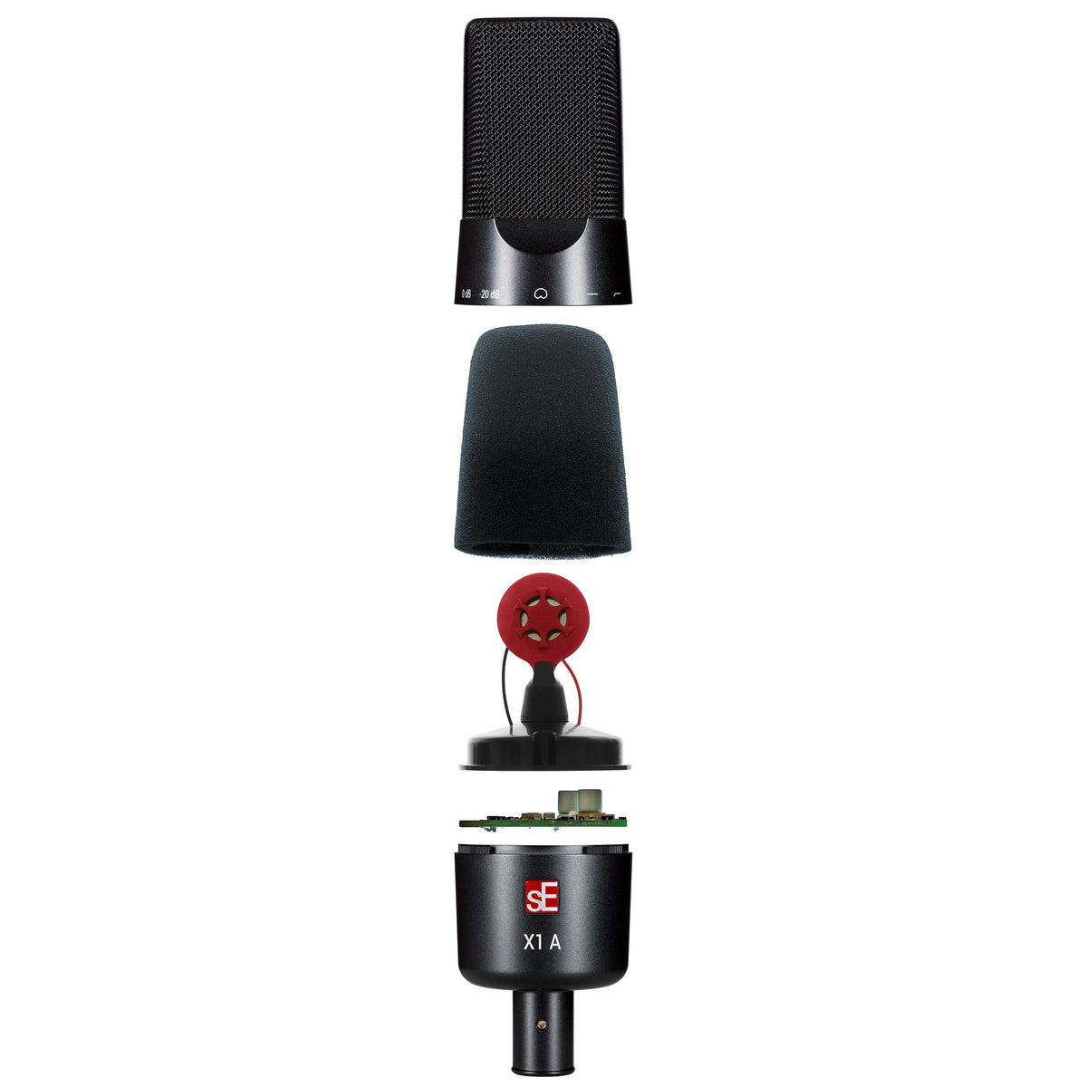 sE Electronics X1 Series Condenser Microphone and Clip