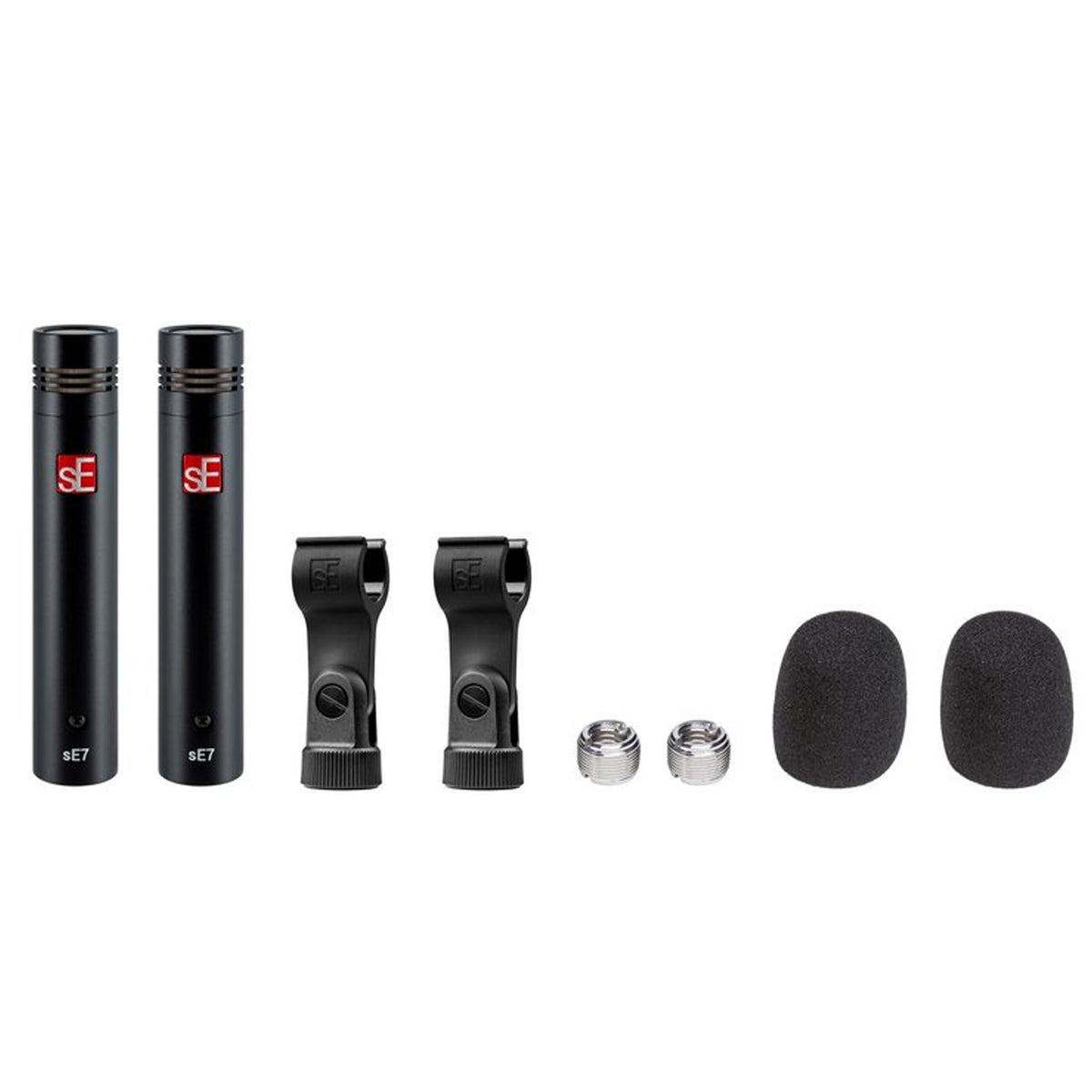 sE Electronics Factory Matched Pair of sE7 Microphones with Clips