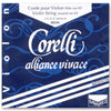 Savarez Corelli Alliance Vivace, Violin A String, (Synthetic/Aluminum), 4/4, Medium