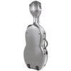 PURE by GEWA Cello Case, Polycarbonate 4.8, Grey wWheels