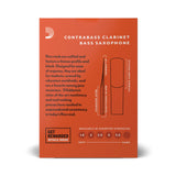 Rico by D'Addario Contra Clarinet/Bass Sax Reeds, Strength 3.5, 10-pack