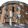 D'Luca made by Herch Banda Tarola 14" Snare Drum Bronze with Chrome Hardware