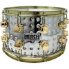 D'Luca made by Herch Banda Tarola 14" Snare Drum Stainless Steel Gold Hardware
