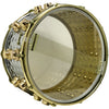 D'Luca made by Herch Banda Tarola 14" Snare Drum Stainless Steel Gold Hardware