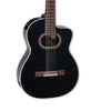 Takamine GC6CE Classical Cutaway Acoustic Electric Guitar, Black Gloss