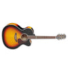 Takamine GJ72CE-BSB Jumbo Cutaway Acoustic Electric Guitar, Gloss Brown Sunburst