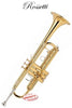 Rossetti Student Lacquer Gold Bb Trumpet