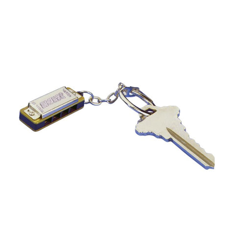 Hohner Mini Diatonic Harmonica Keychain Key of C