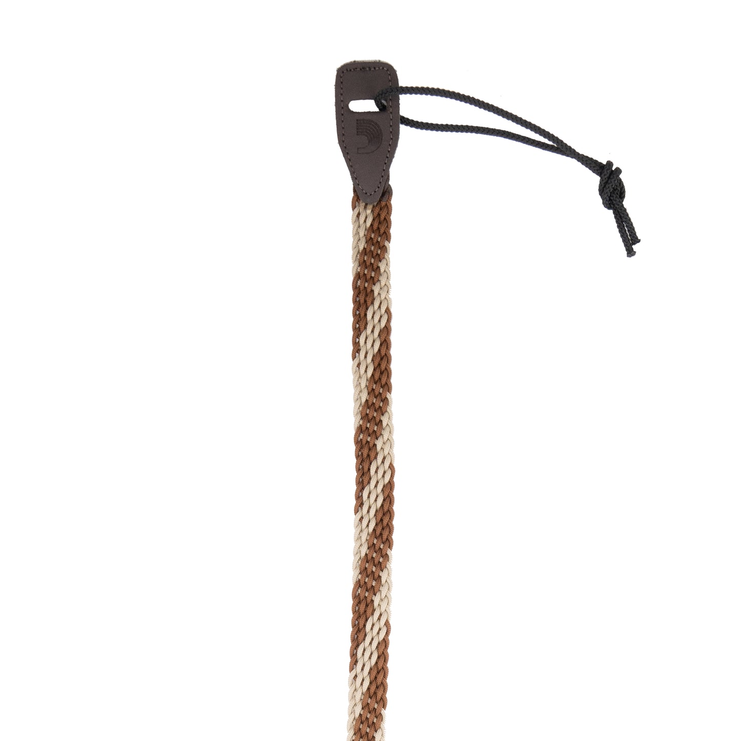 D'Addario, 1" Braided Mandolin Strap Brown/Cream