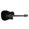 Takamine GD30CE-BLK Dreadnought Cutaway Acoustic Electric Guitar, Gloss Black