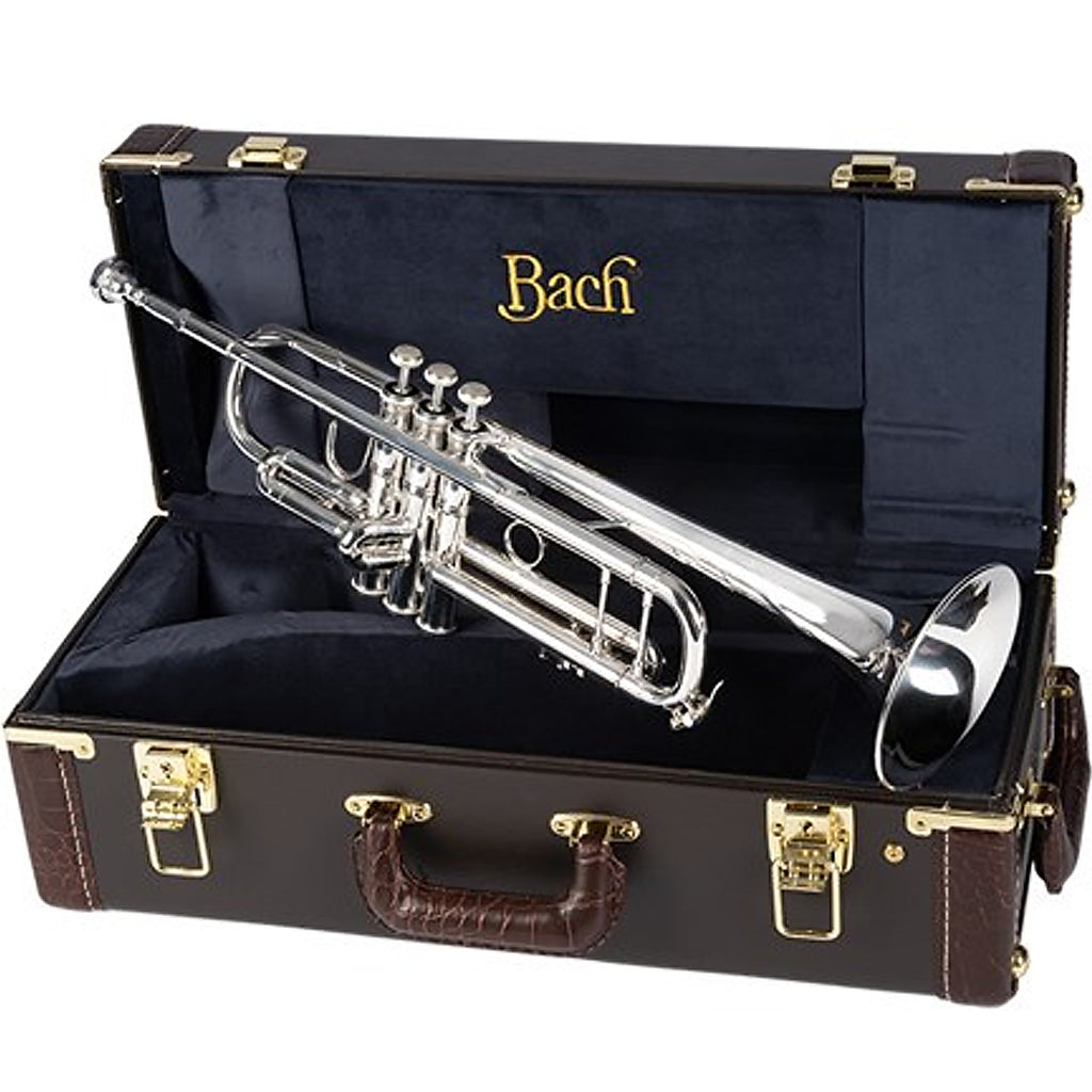 Bach Stradivarius Professional Bb Trumpet,Outfit With #43 Bell, Silver Plated