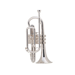 Bach Stradivarius Short Bb Cornet, Silver Plated