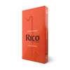 Rico by D'Addario Bass Clarinet Reeds, Strength 2.5, 25 Pack