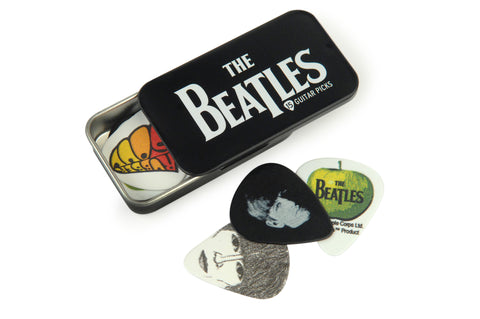Planet Waves Beatles Signature Guitar Pick Tins, Logo, 15 picks