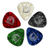 Planet Waves Assorted Pearl Celluloid Guitar Picks, 100 pack, Light