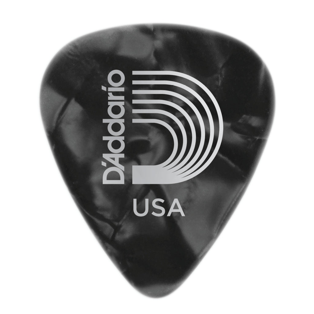 Planet Waves Black Pearl Celluloid Guitar Picks, 10 pack, Heavy