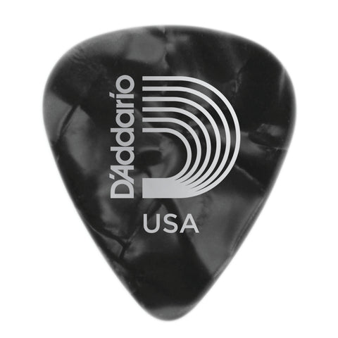 Planet Waves Black Pearl Celluloid Guitar Picks, 100 pack, Extra Heavy