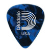 Planet Waves Blue Pearl Celluloid Guitar Picks, 100 pack, Heavy