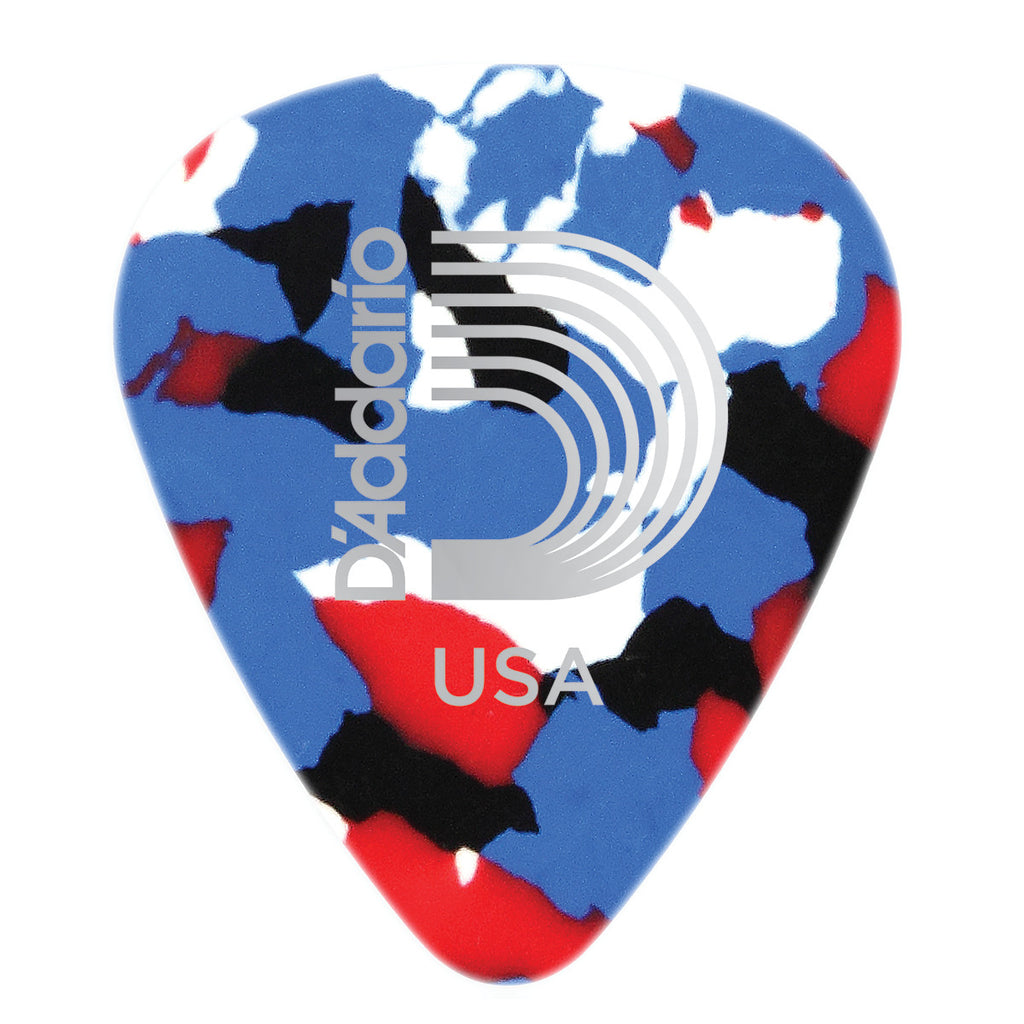 Planet Waves Multi-Color Celluloid Guitar Picks, 10 pack, Heavy