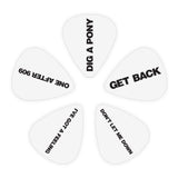 D'Addario Beatles Guitar Picks, Get Back, 10-Pack, Medium