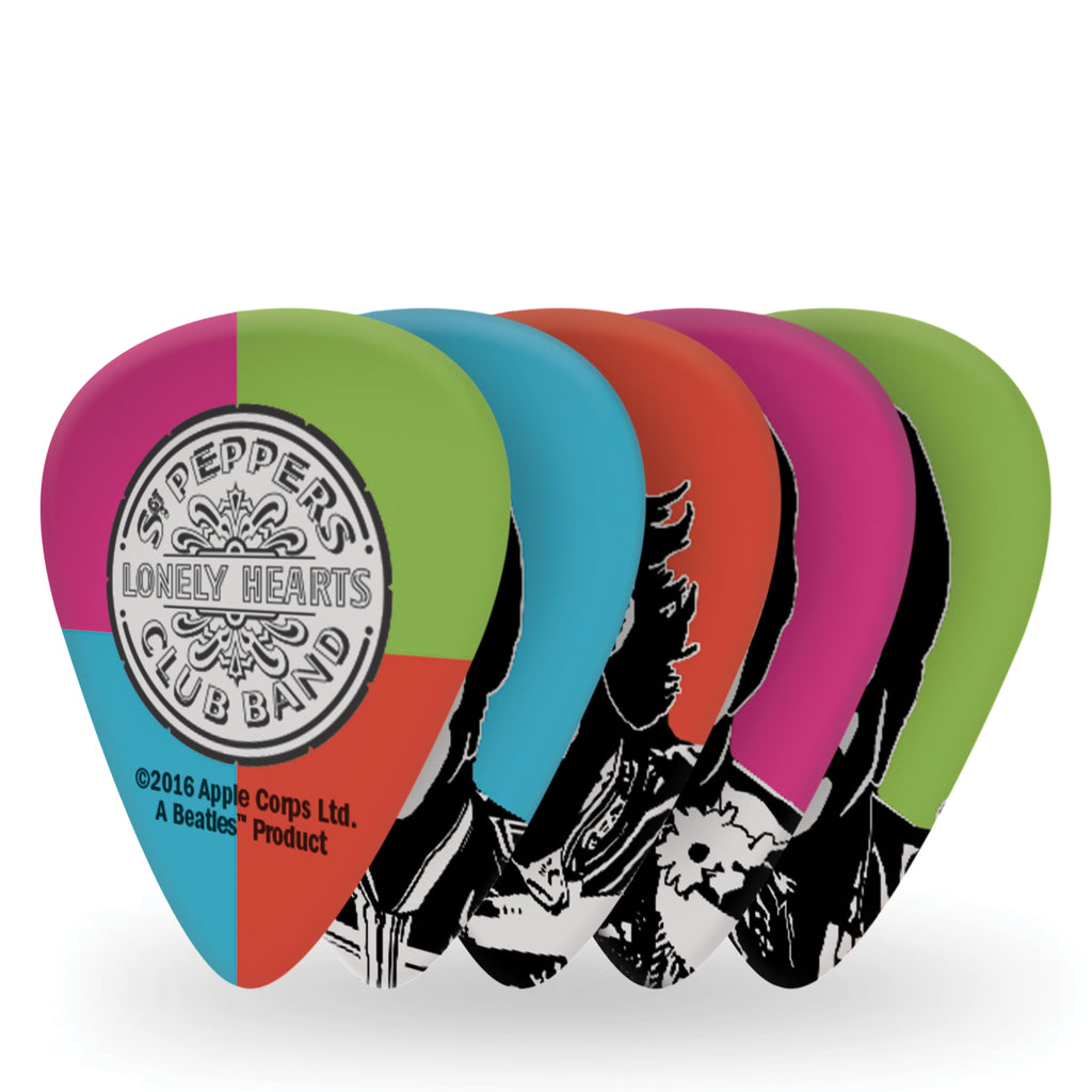 D'Addario Sgt Pepper's Lonely Hearts 50th Anniversary Heavy Guitar Picks 10-pack