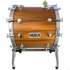 D'Luca made by Herch 20" x 24" Bass Drum Tambora Wood with Case & Stand