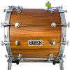 D'Luca made by Herch 20" x 24" Bass Drum Tambora Wood with Case & Stand