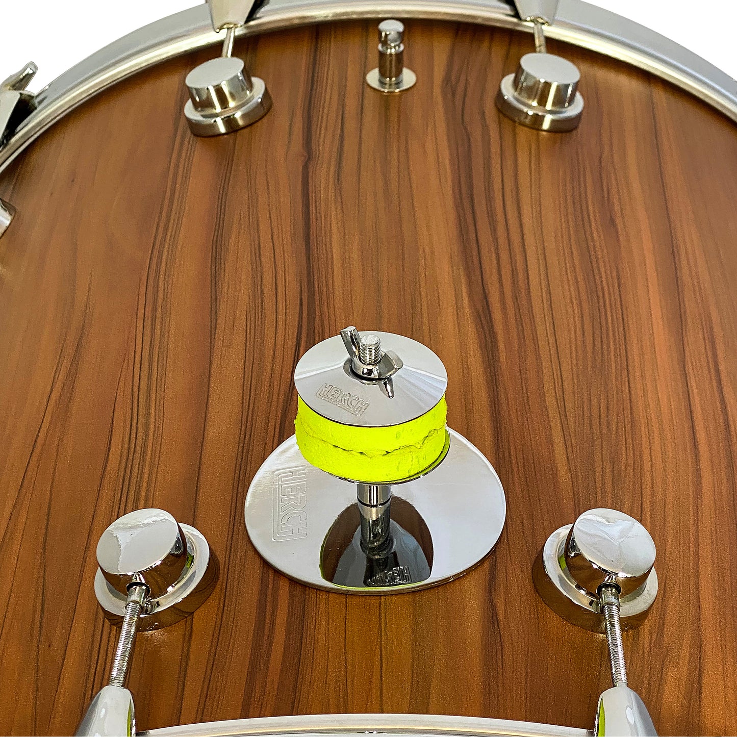D'Luca made by Herch 20" x 24" Bass Drum Tambora Wood with Case & Stand