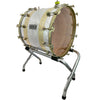 D'Luca made by Herch 20"x24" Bass Drum Tambora Gold/Silver Engraved Case & Stand