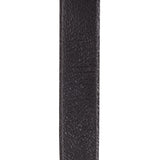 D'Addario Slim Garment Leather Guitar Strap, Black