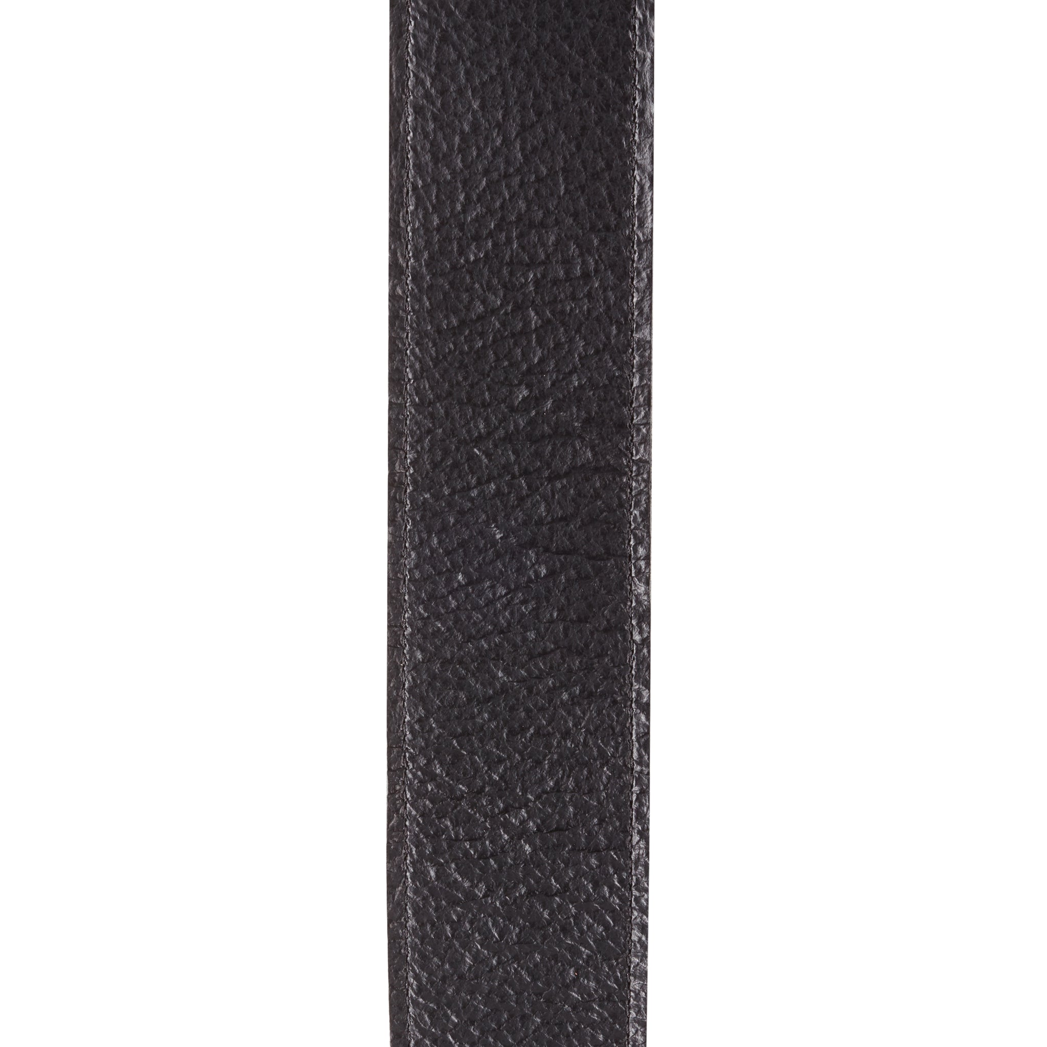 D'Addario Slim Garment Leather Guitar Strap, Black