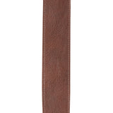 D'Addario Slim Garment Leather Guitar Strap, Brown