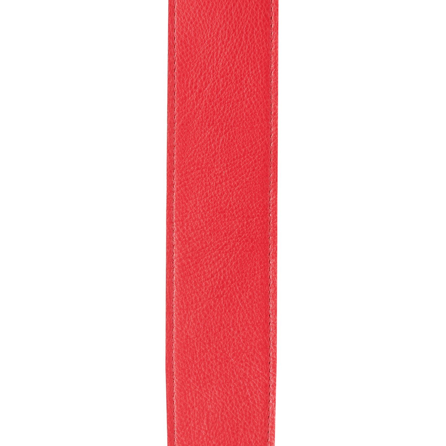 D'Addario Slim Garment Leather Guitar Strap, Red