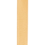 D'Addario Slim Garment Leather Guitar Strap, Yellow