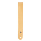 D'Addario Slim Garment Leather Guitar Strap, Yellow