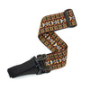 D'Addario Woven Banjo Strap, Hootenanny - Yellow and Brown