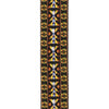 D'Addario Acoustic Quick Release Guitar Strap, Hootenanny Yellow & Brown