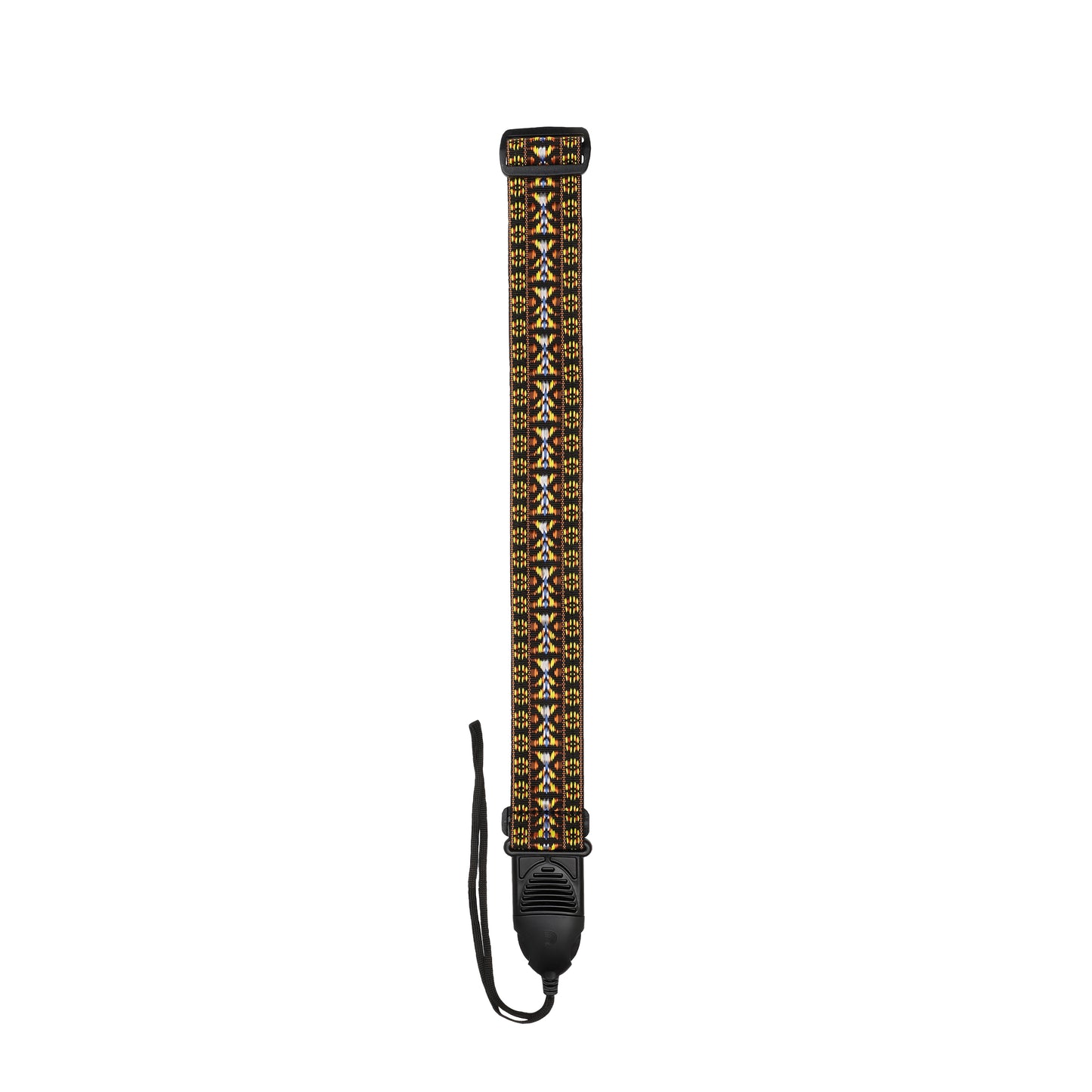 D'Addario Acoustic Quick Release Guitar Strap, Hootenanny Yellow & Brown