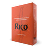 Rico by D'Addario Contra Clarinet/Bass Sax Reeds, Strength 1.5, 10-pack