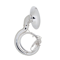 King Step Up Brass Sousaphone, Silver Plated Outfit