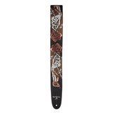 D'Addario Alchemy Leather Guitar Strap, Cryptorosa