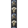 D'Addario Alchemy Leather Guitar Strap, Hand of Death