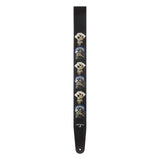 D'Addario Alchemy Leather Guitar Strap, Hand of Death