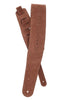 Planet Waves Vented Leather Guitar Strap, Honey Suede Apache