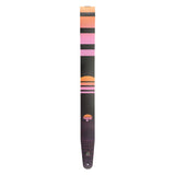 D'Addario Outrun Printed Leather Guitar Strap, Power Grid