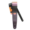 D'Addario Outrun Printed Leather Guitar Strap, Power Grid