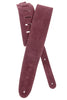 Planet Waves Suede Guitar Strap, Burgundy