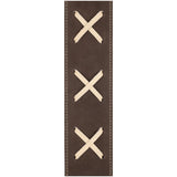 D'Addario, 2.5" Suede Leather Vintage Guitar Strap, Brown