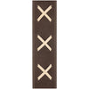 D'Addario, 2.5" Suede Leather Vintage Guitar Strap, Brown